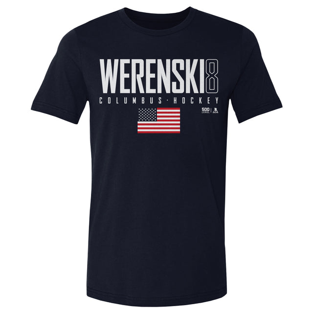 Zach Werenski Men's Cotton T-Shirt | 500 LEVEL