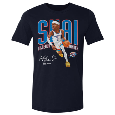 Shai Gilgeous-Alexander Men's Cotton T-Shirt | 500 LEVEL