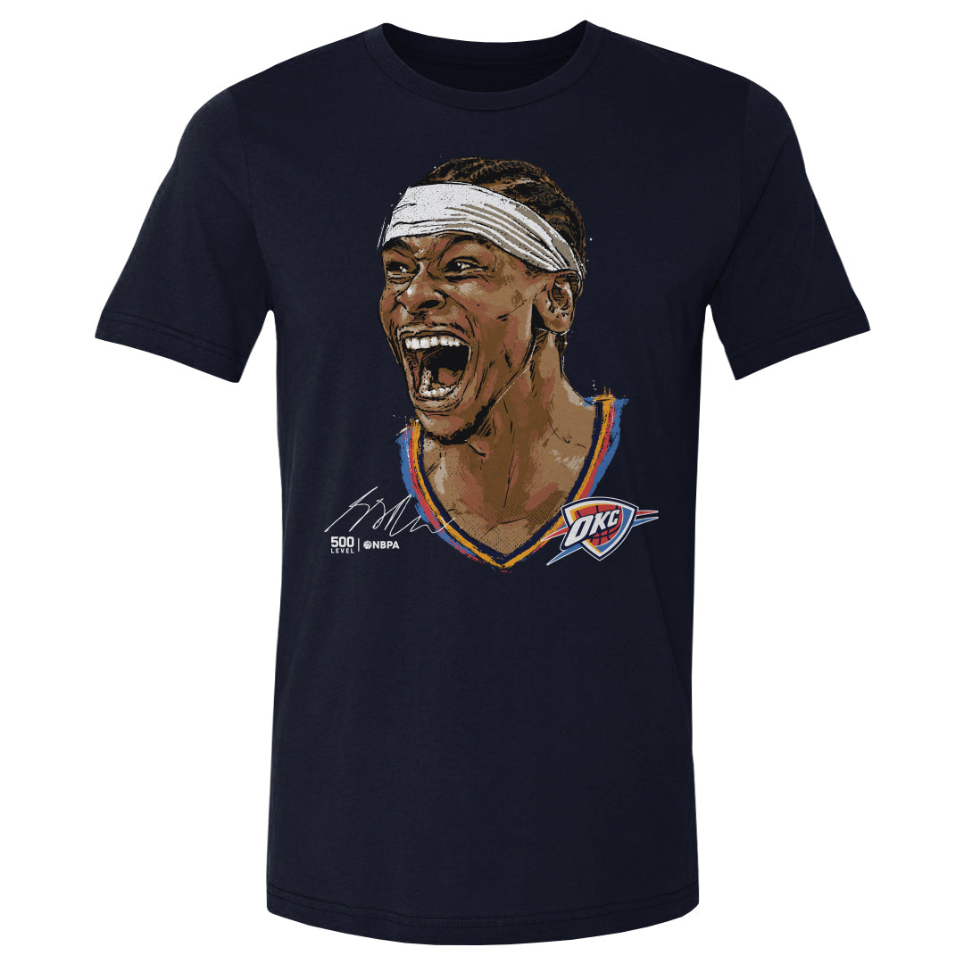 Shai Gilgeous-Alexander Men's Cotton T-Shirt | 500 LEVEL
