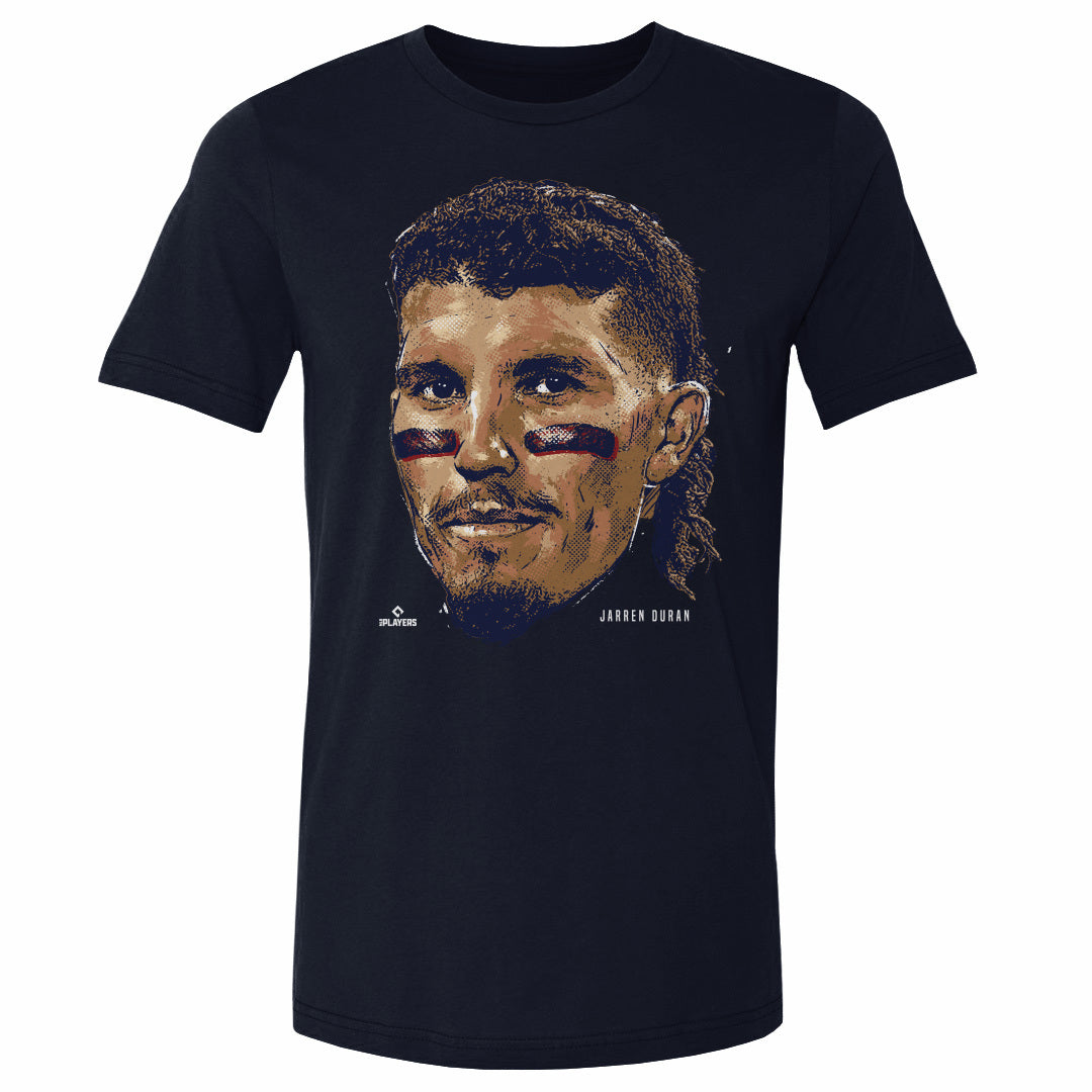 Jarren Duran Boston Portrait Men's Cotton T-Shirt – 500 LEVEL