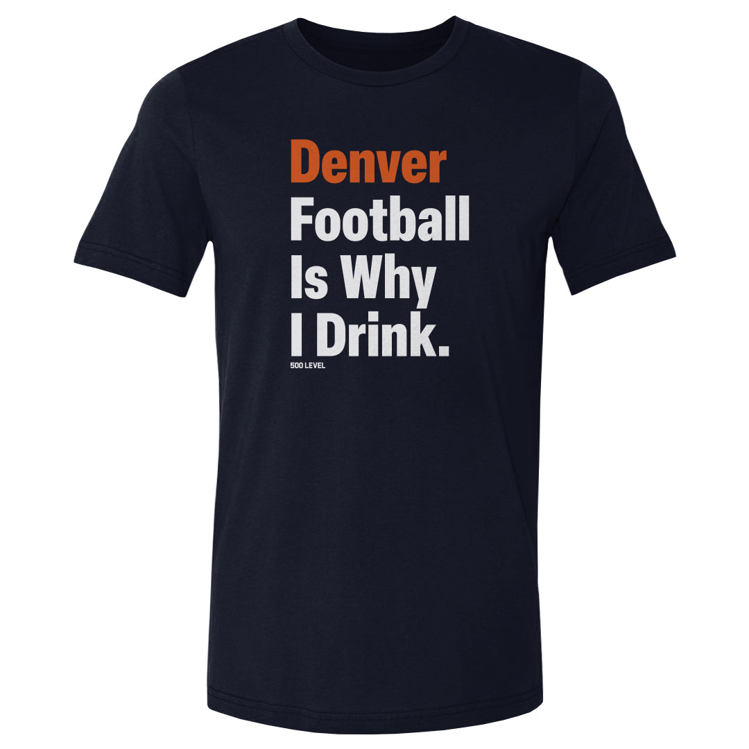 Denver Football Men's Cotton T-Shirt | 500 LEVEL