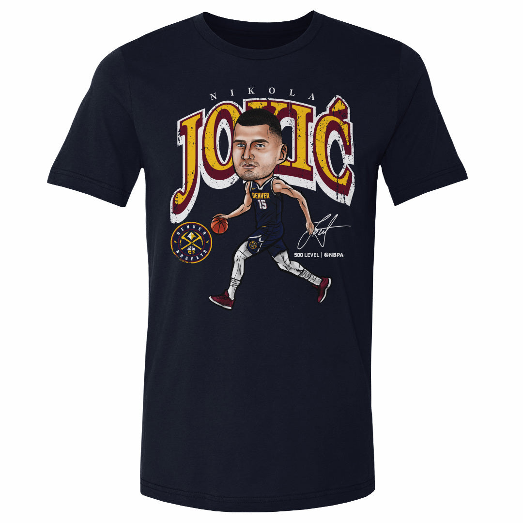 Nikola Jokic Men's Cotton T-Shirt | 500 LEVEL