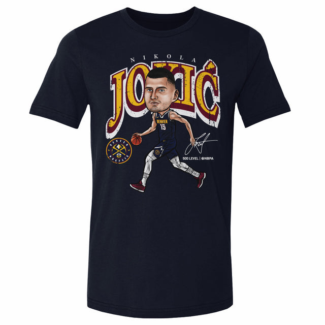 Nikola Jokic Men's Cotton T-Shirt | 500 LEVEL