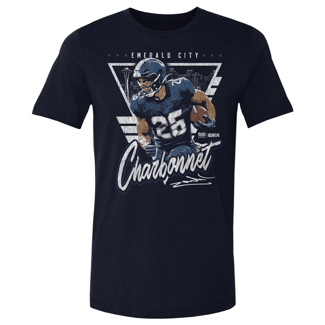 Zach Charbonnet Men's Cotton T-Shirt | 500 LEVEL