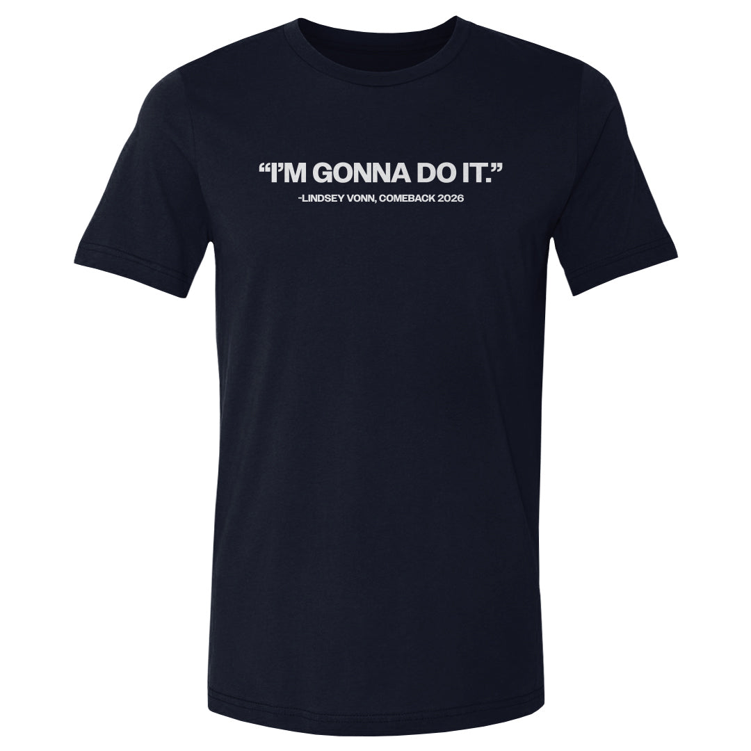Lindsey Vonn Men's Cotton T-Shirt | 500 LEVEL