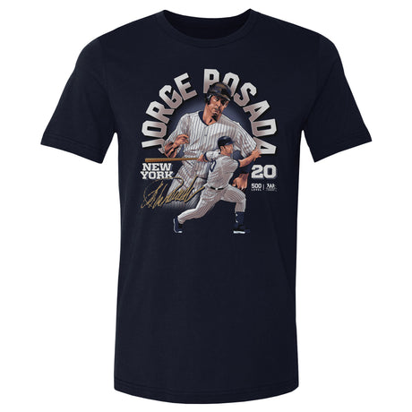 Jorge Posada Men's Cotton T-Shirt | 500 LEVEL