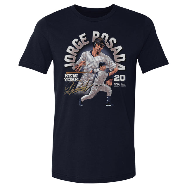 Jorge Posada Men's Cotton T-Shirt | 500 LEVEL