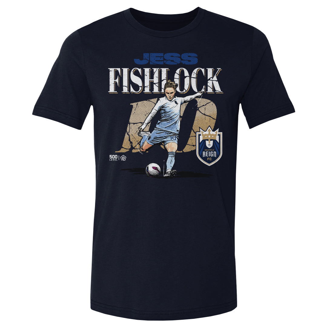 Jess Fishlock Men's Cotton T-Shirt | 500 LEVEL