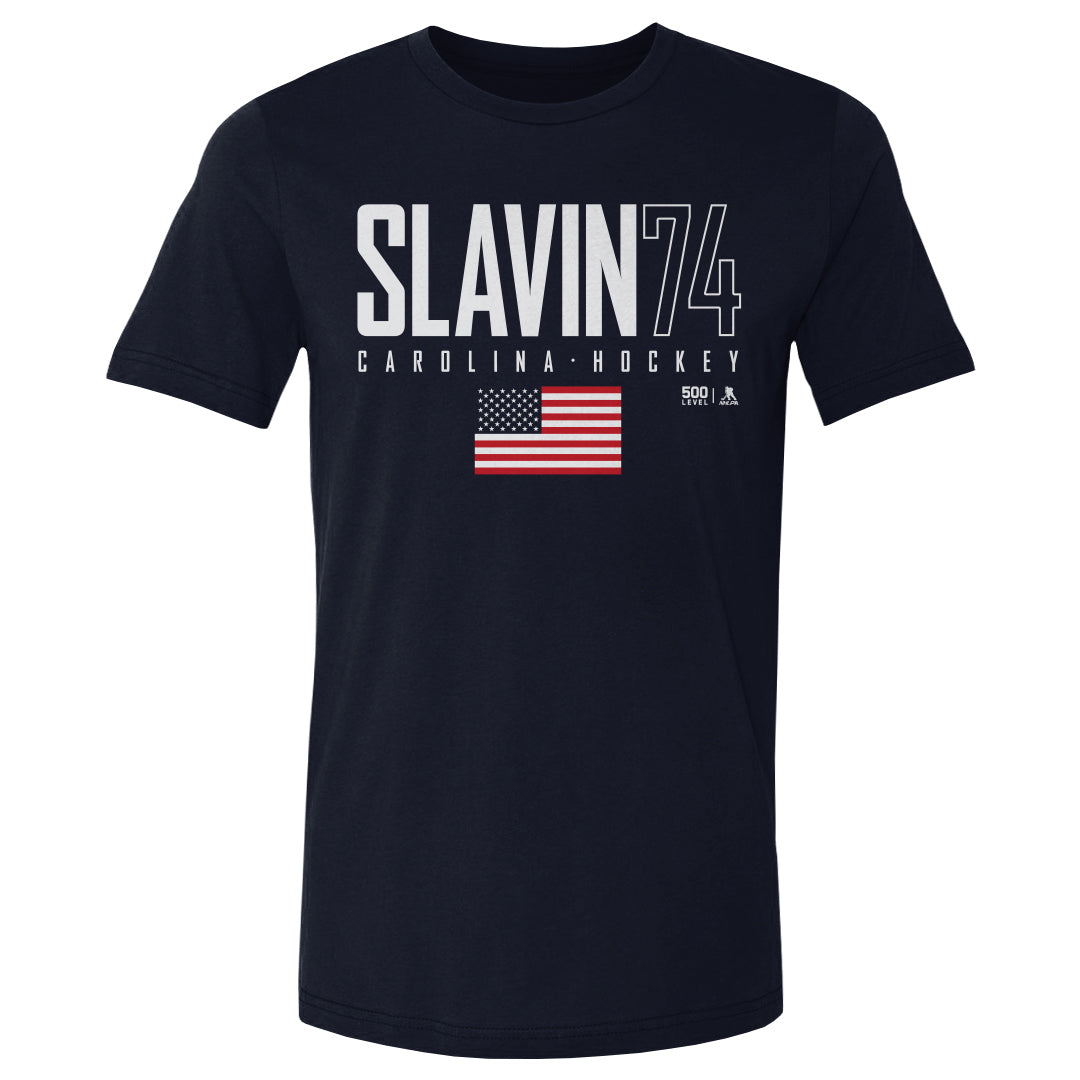 Jaccob Slavin Men's Cotton T-Shirt | 500 LEVEL