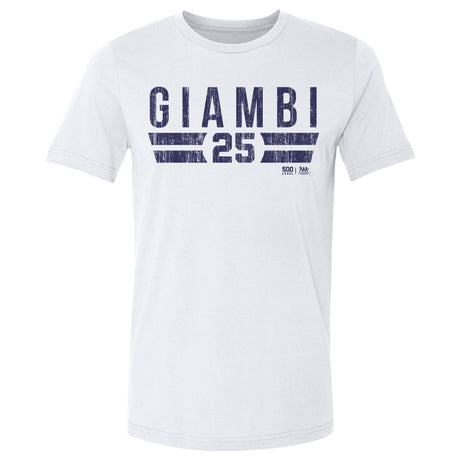 Jason Giambi Men's Cotton T-Shirt | 500 LEVEL