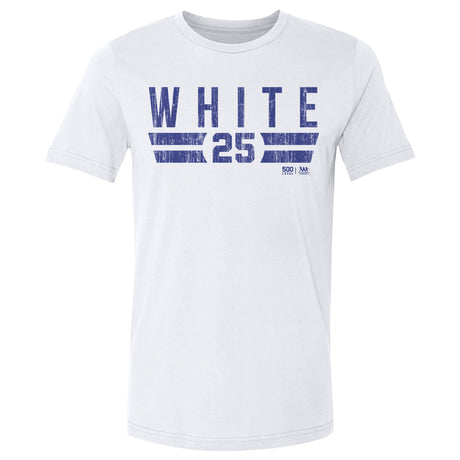 Devon White Men's Cotton T-Shirt | 500 LEVEL