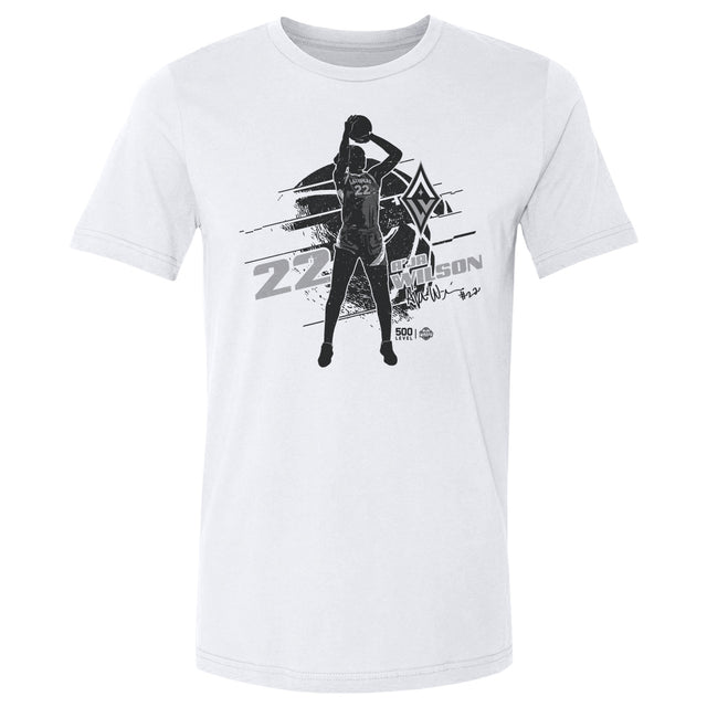 A'ja Wilson Men's Cotton T-Shirt | 500 LEVEL