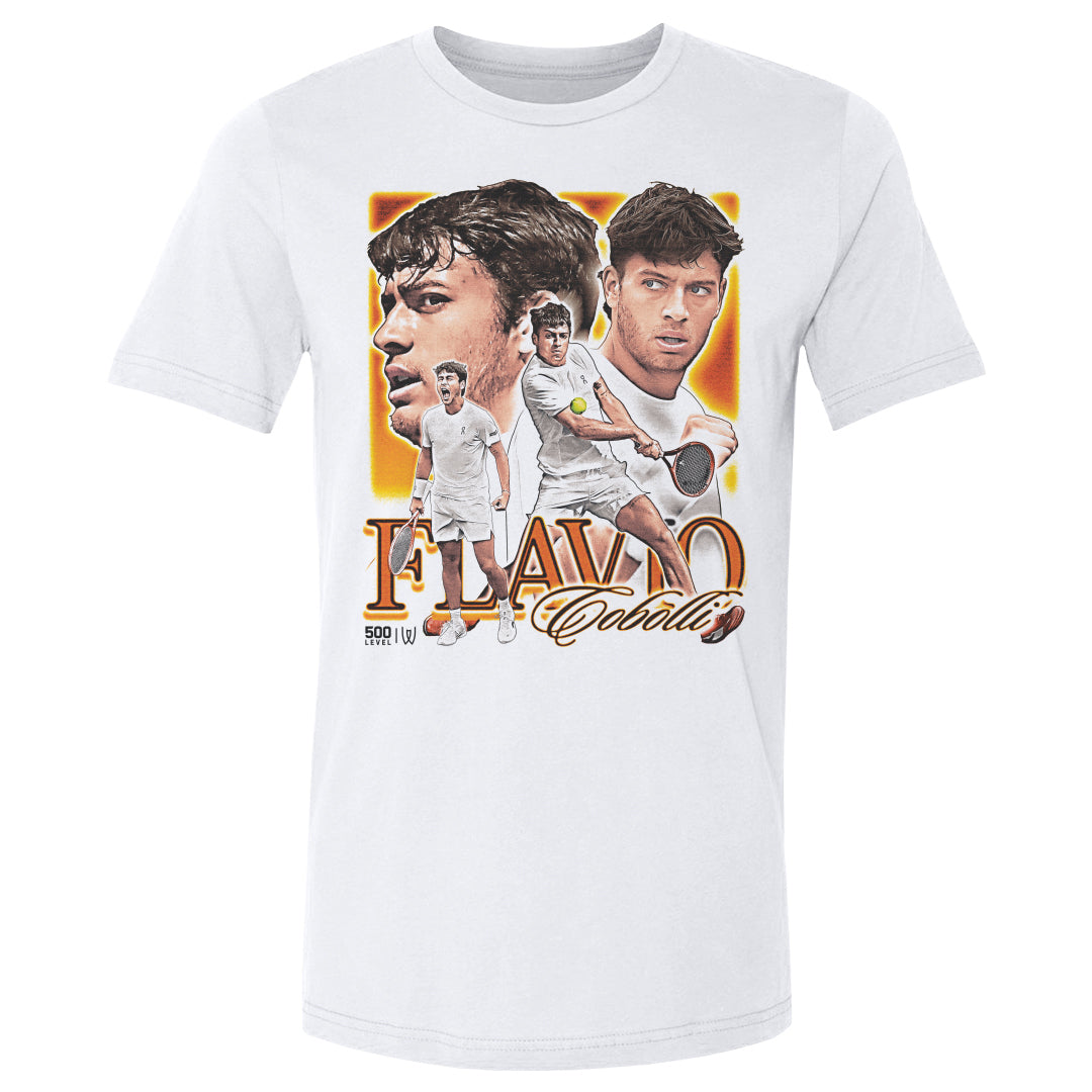 Flavio Cobolli Men's Cotton T-Shirt | 500 LEVEL