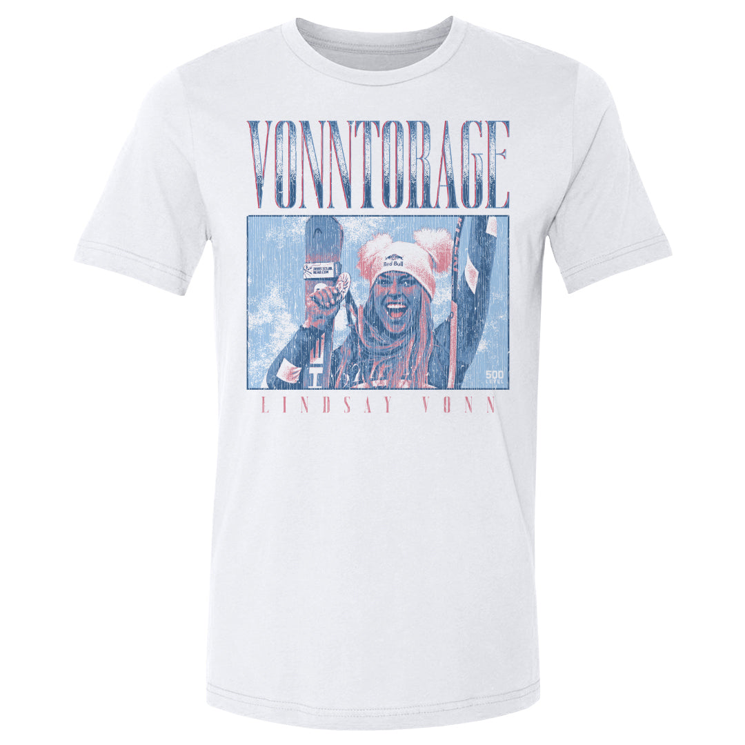 Lindsey Vonn Men's Cotton T-Shirt | 500 LEVEL