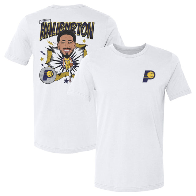 Tyrese Haliburton Men's Cotton T-Shirt | 500 LEVEL