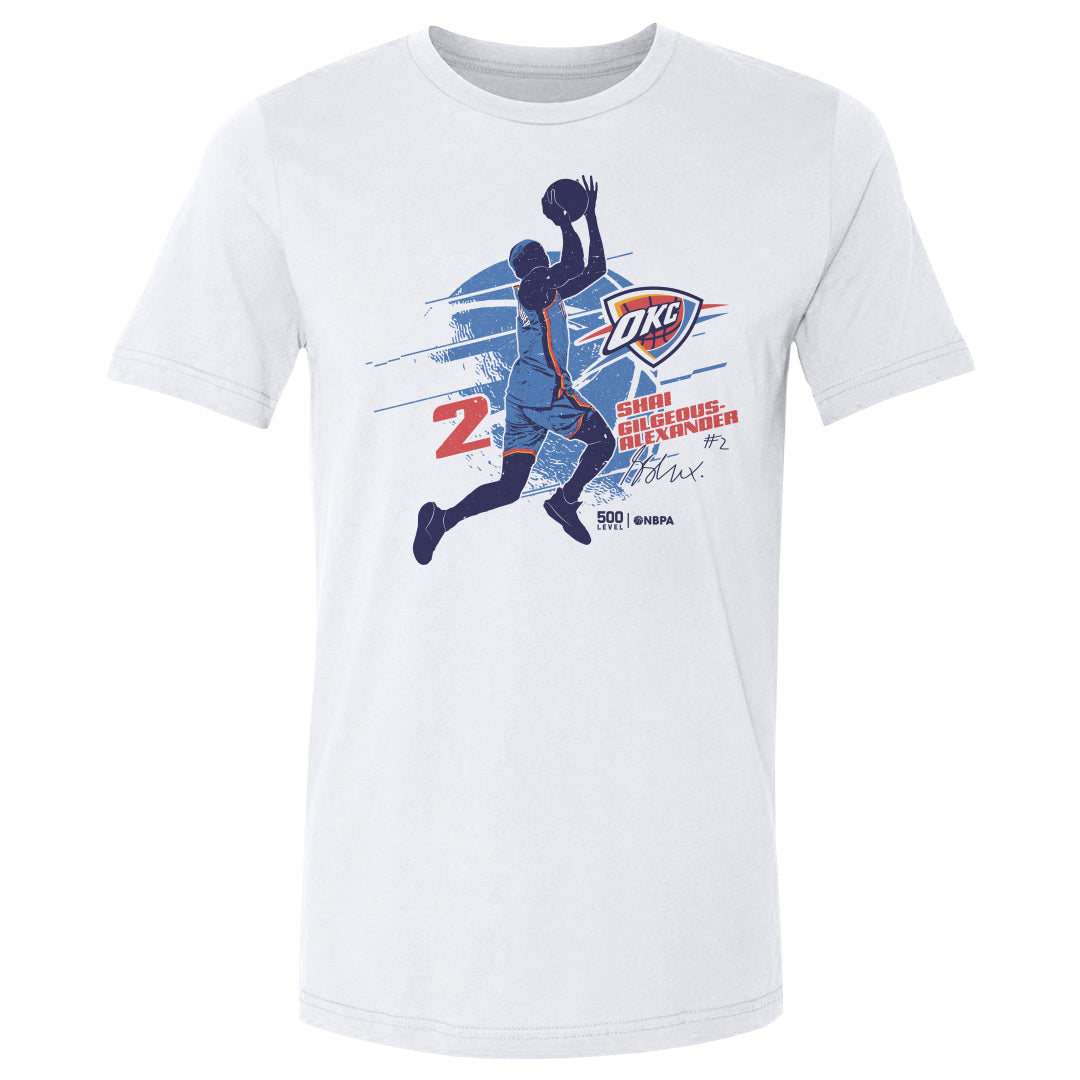Shai Gilgeous-Alexander Men's Cotton T-Shirt | 500 LEVEL