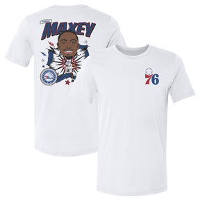Tyrese Maxey Men's Cotton T-Shirt | 500 LEVEL
