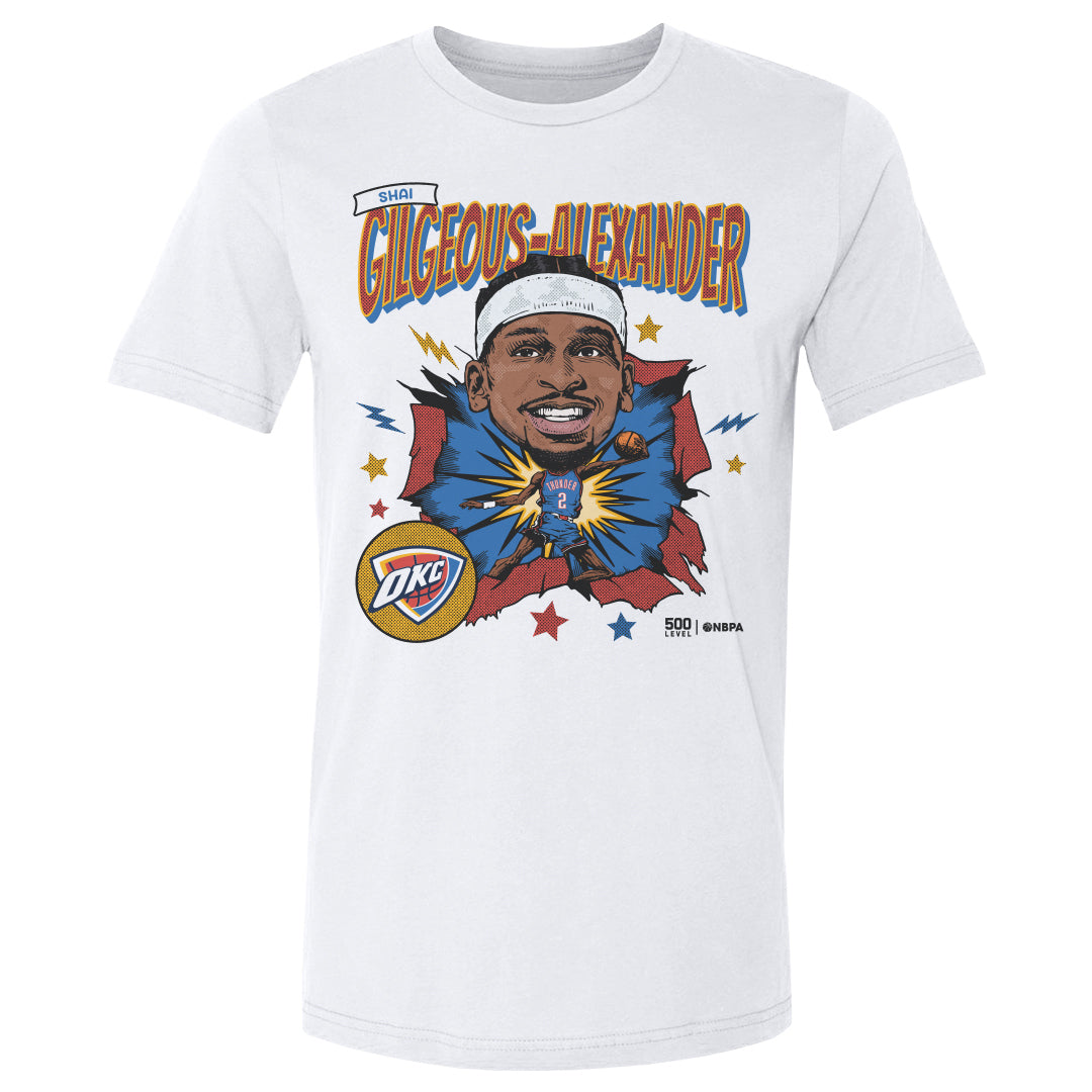 Shai Gilgeous-Alexander Men's Cotton T-Shirt | 500 LEVEL