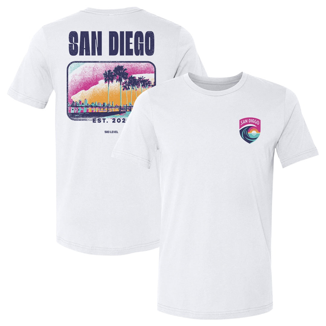 San Diego Wave FC Men's Cotton T-Shirt | 500 LEVEL