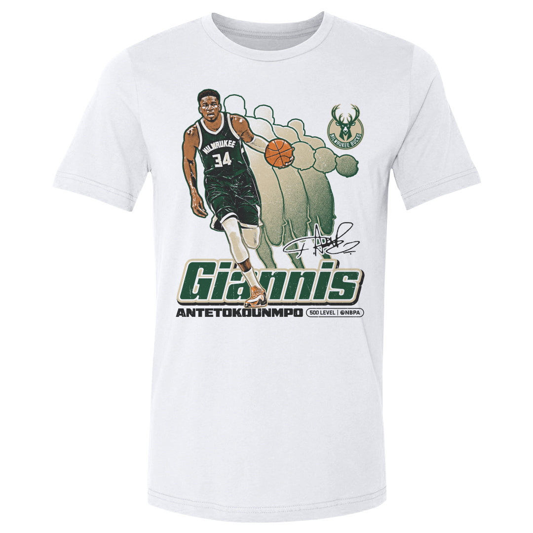 Giannis Antetokounmpo Men's Cotton T-Shirt | 500 LEVEL