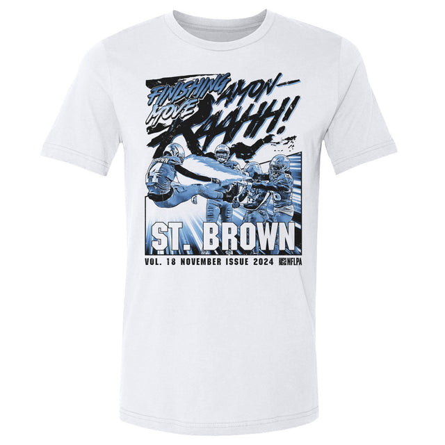 Amon-Ra St. Brown Men's Cotton T-Shirt | 500 LEVEL