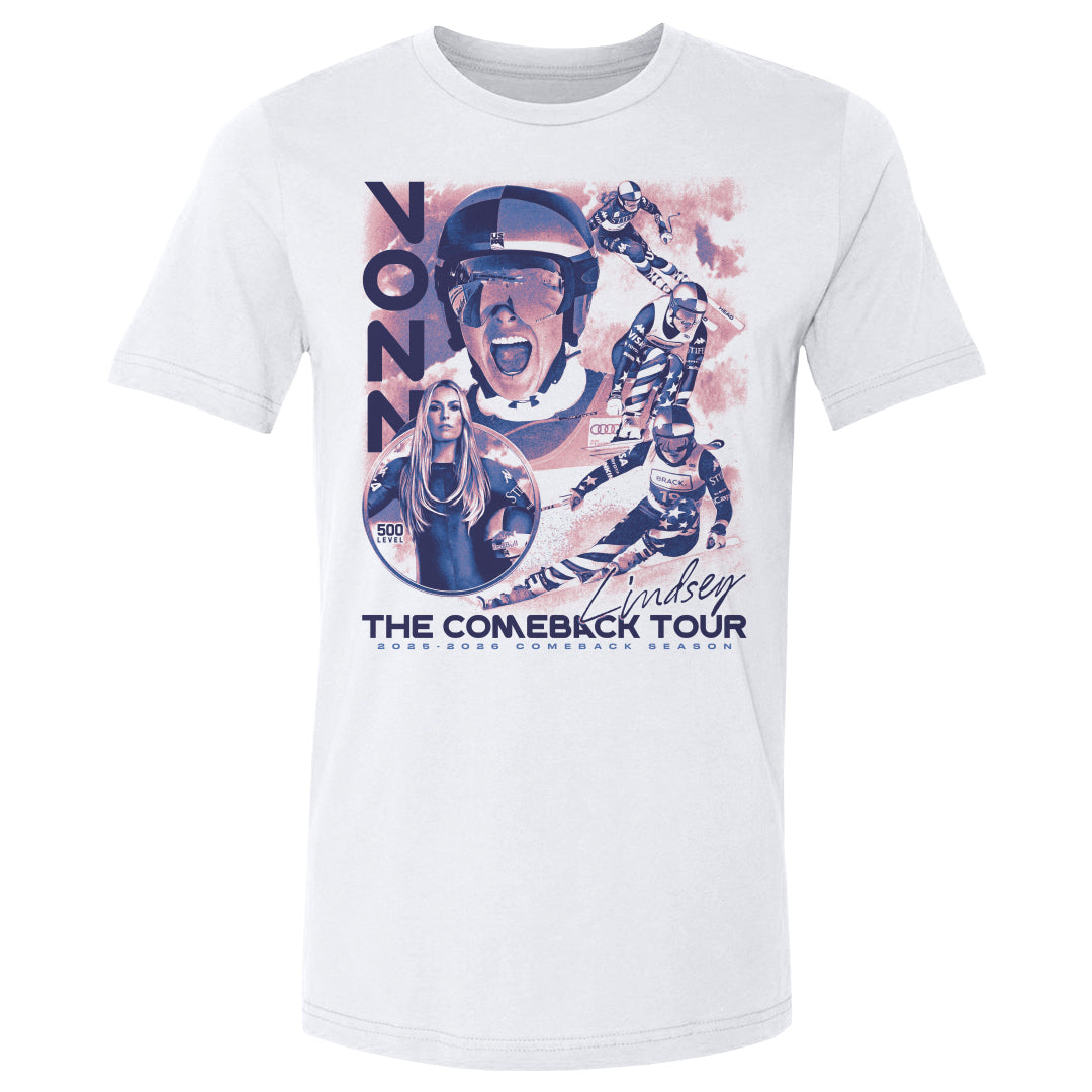 Lindsey Vonn Men's Cotton T-Shirt | 500 LEVEL