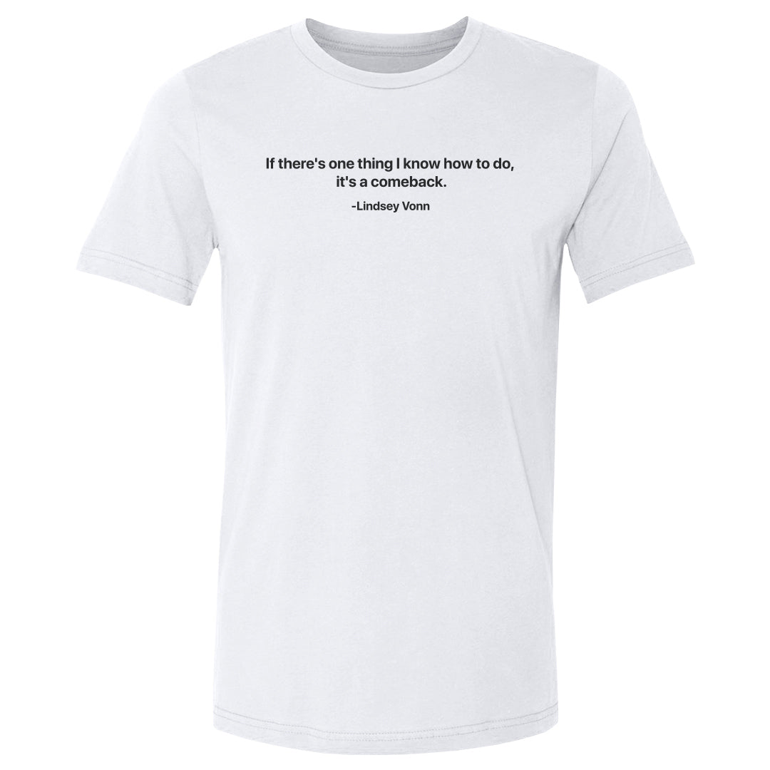 Lindsey Vonn Men's Cotton T-Shirt | 500 LEVEL
