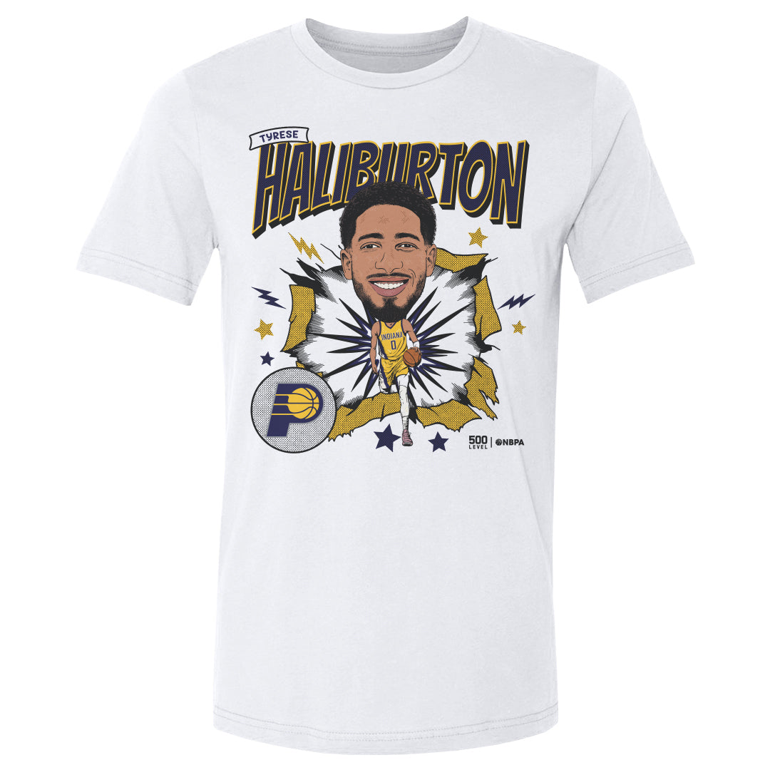 Tyrese Haliburton Men's Cotton T-Shirt | 500 LEVEL