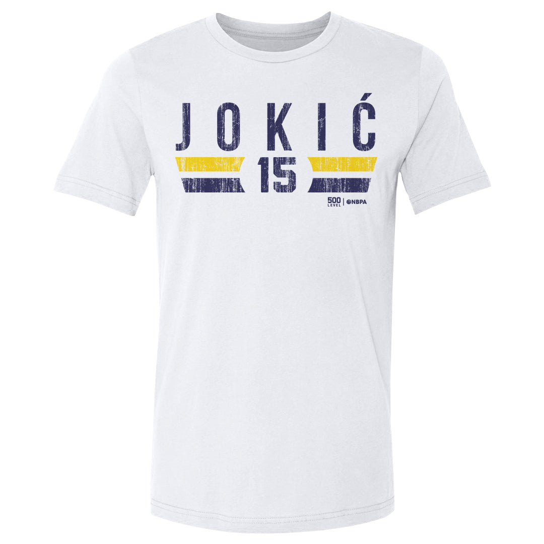 Nikola Jokic Men's Cotton T-Shirt | 500 LEVEL
