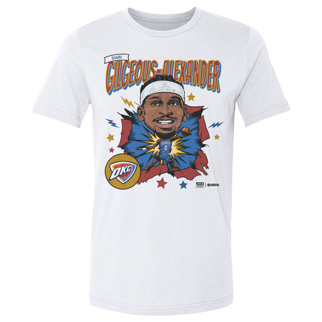 Shai Gilgeous-Alexander Men's Cotton T-Shirt | 500 LEVEL