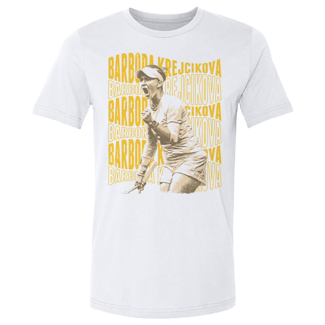 Barbora Krejcikova Men's Cotton T-Shirt | 500 LEVEL