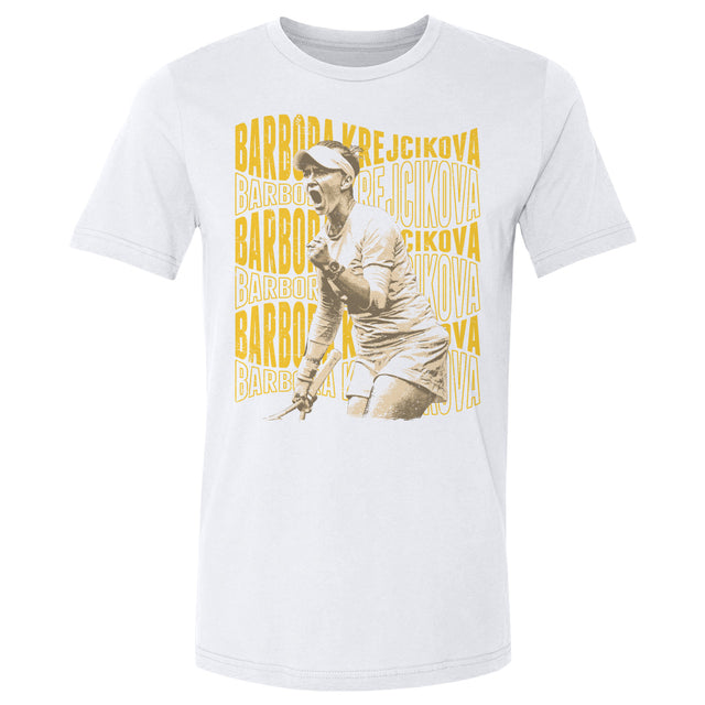 Barbora Krejcikova Men's Cotton T-Shirt | 500 LEVEL