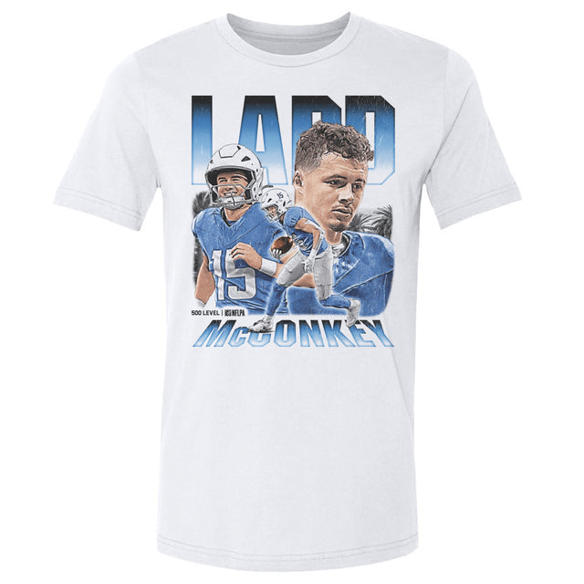 Ladd McConkey Men's Cotton T-Shirt | 500 LEVEL