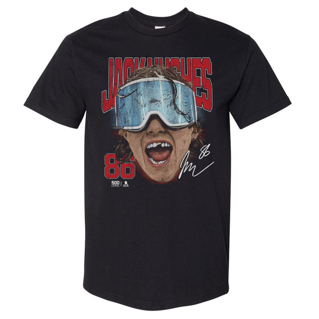 Jack Hughes Men's Heavyweight T-Shirt | 500 LEVEL