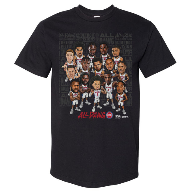 Detroit Pistons Men's Heavyweight T-Shirt | 500 LEVEL