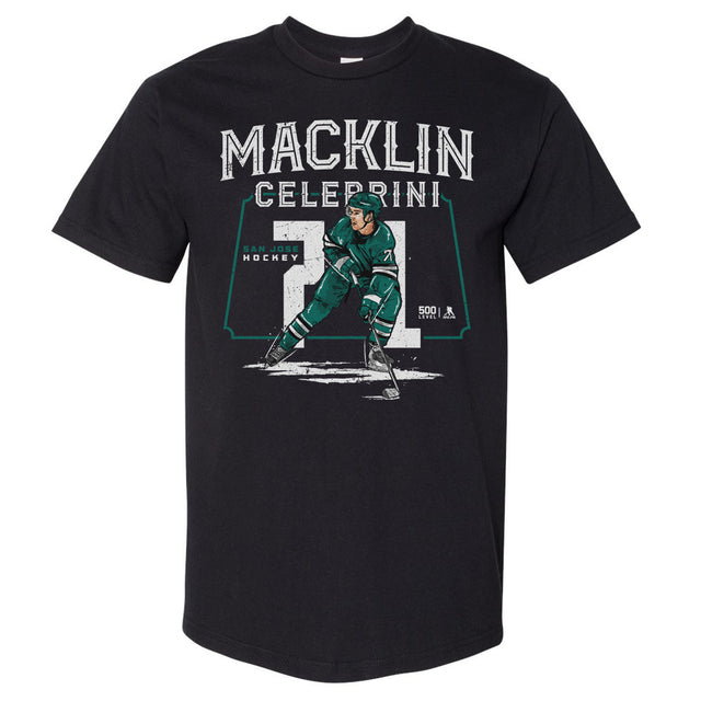 Macklin Celebrini Men's Heavyweight T-Shirt | 500 LEVEL