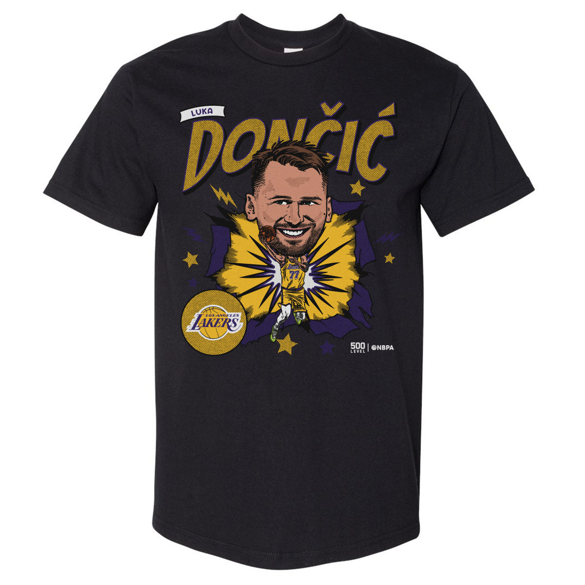 Luka Doncic Men's Heavyweight T-Shirt | 500 LEVEL