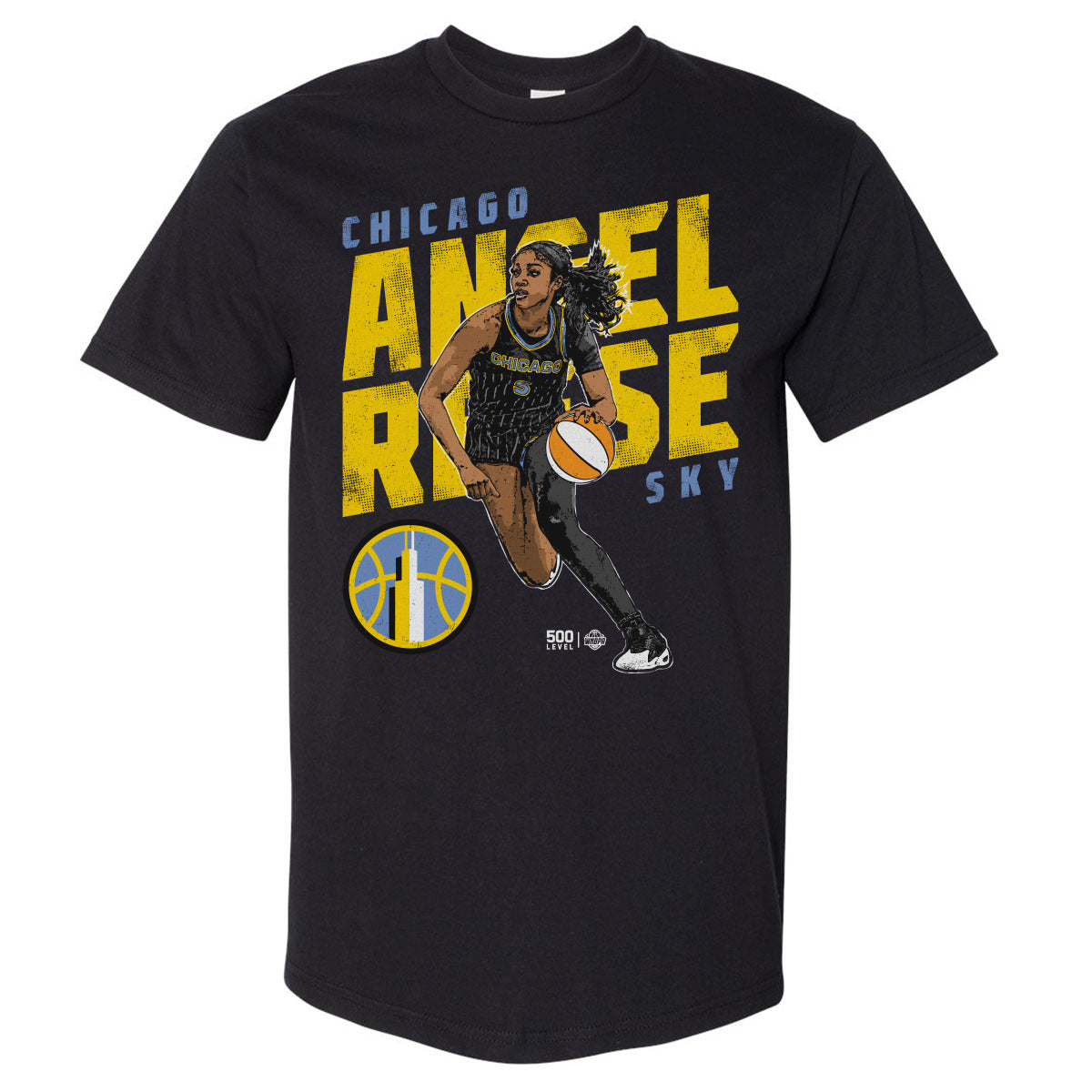 Angel Reese Men's Heavyweight T-Shirt | 500 LEVEL