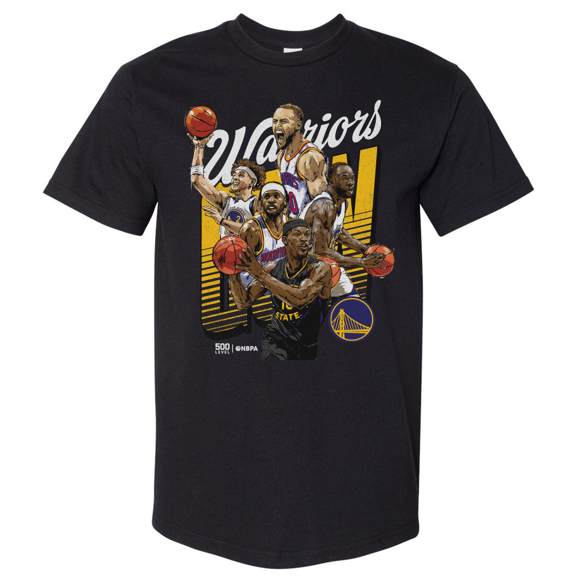Golden State Warriors Men's Heavyweight T-Shirt | 500 LEVEL
