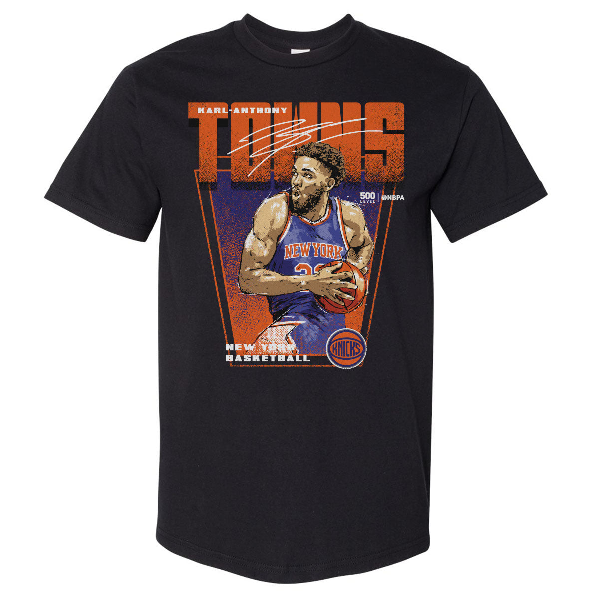 Karl-Anthony Towns Men's Heavyweight T-Shirt | 500 LEVEL