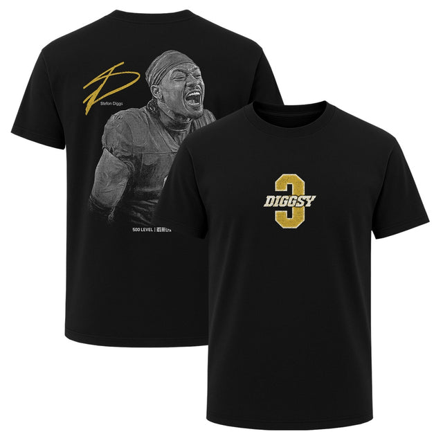Stefon Diggs Men's Heavyweight T-Shirt | 500 LEVEL