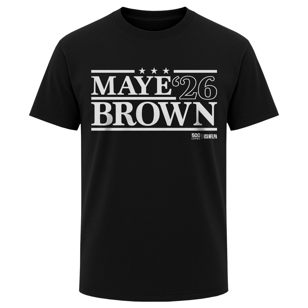 Drake Maye Men's Heavyweight T-Shirt | 500 LEVEL