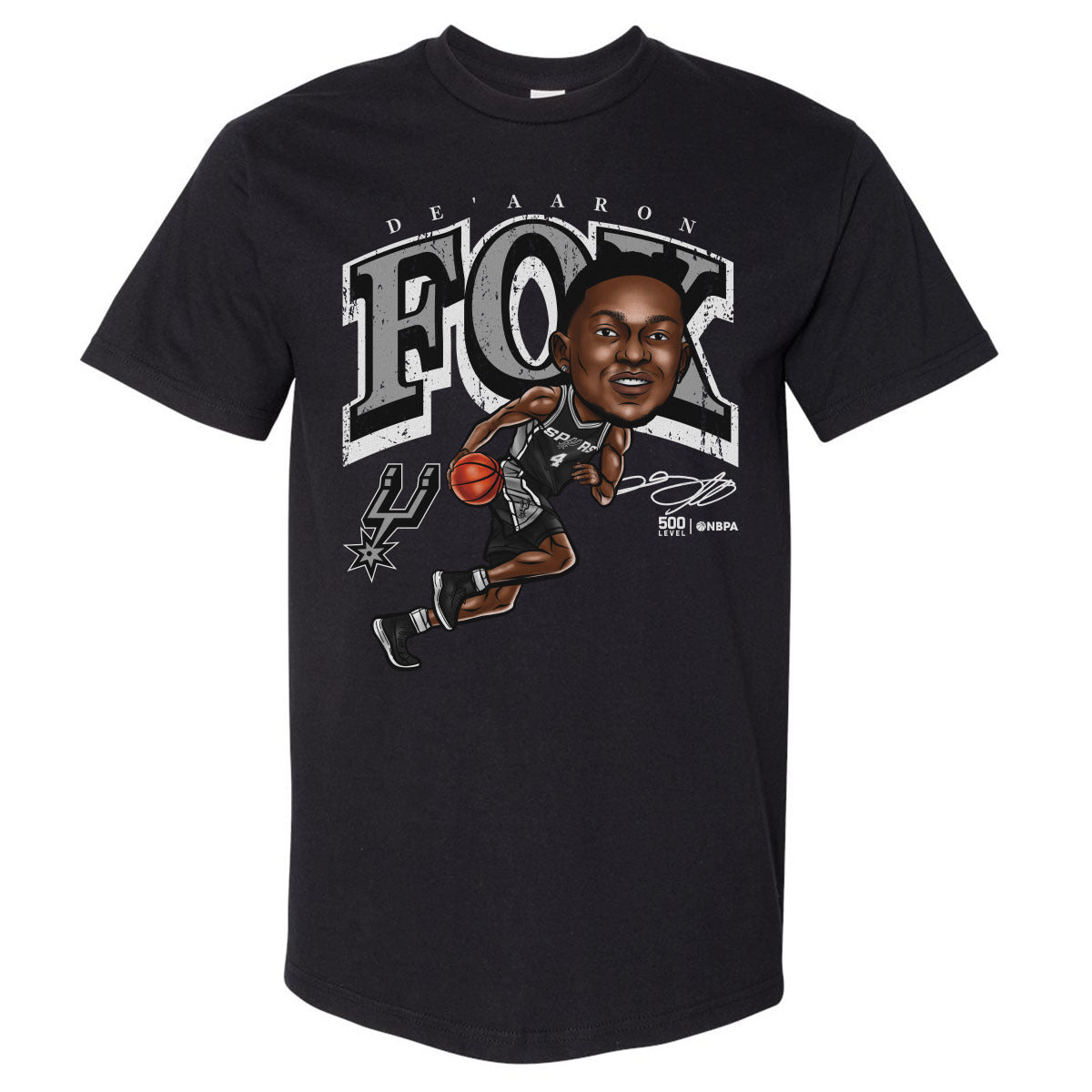 De'Aaron Fox Men's Heavyweight T-Shirt | 500 LEVEL