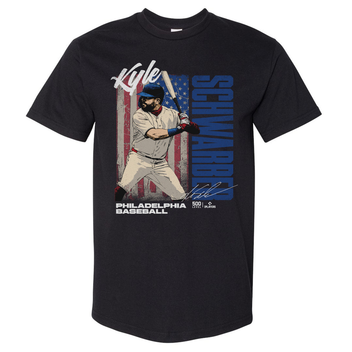 Kyle Schwarber Men's Heavyweight T-Shirt | 500 LEVEL