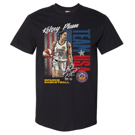 Kelsey Plum Men's Heavyweight T-Shirt | 500 LEVEL
