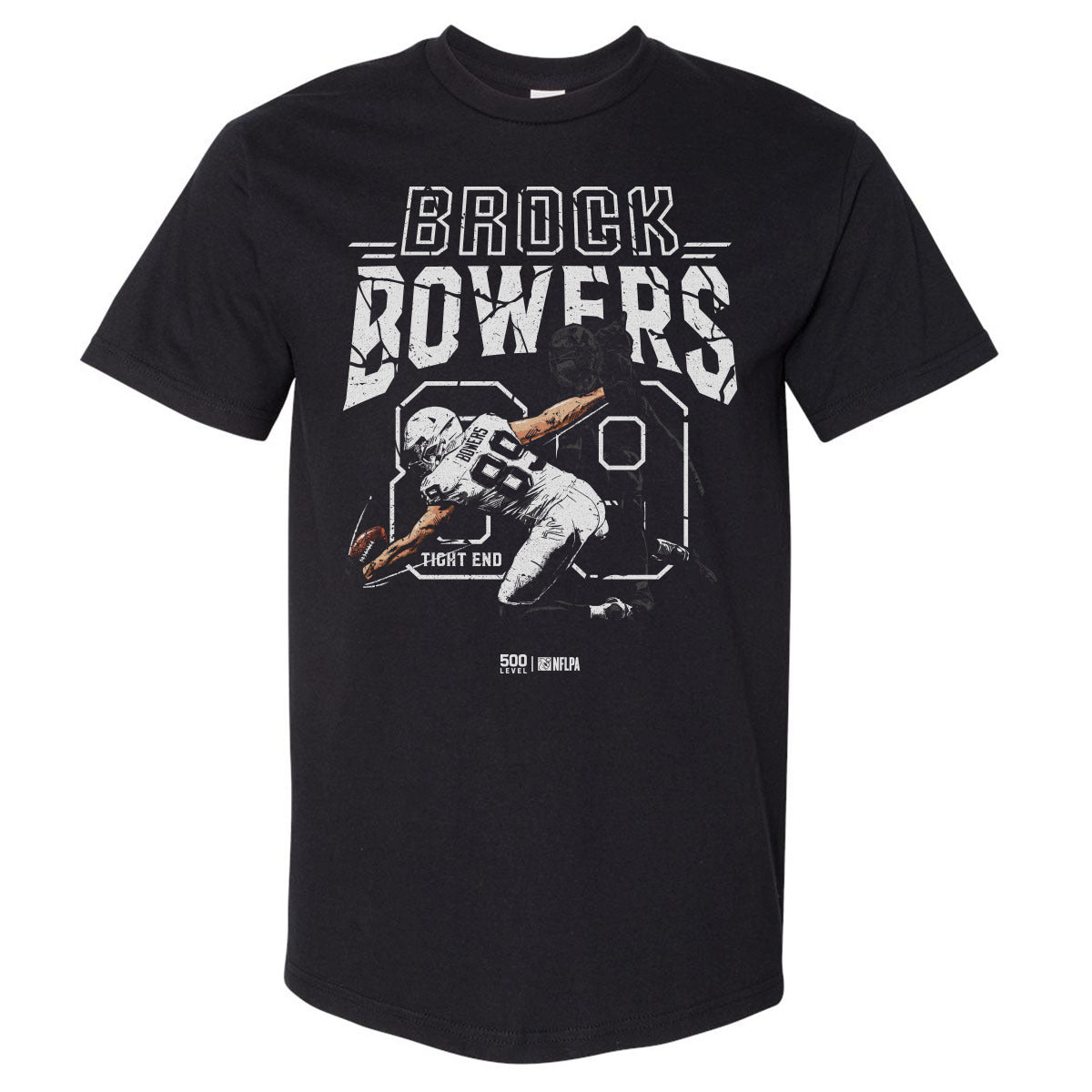 Brock Bowers Men's Heavyweight T-Shirt | 500 LEVEL