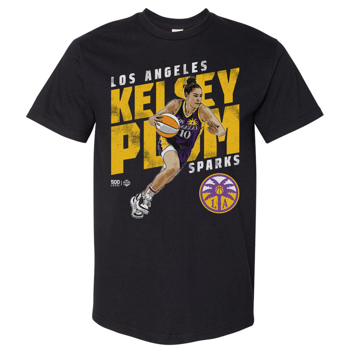 Kelsey Plum Men's Heavyweight T-Shirt | 500 LEVEL
