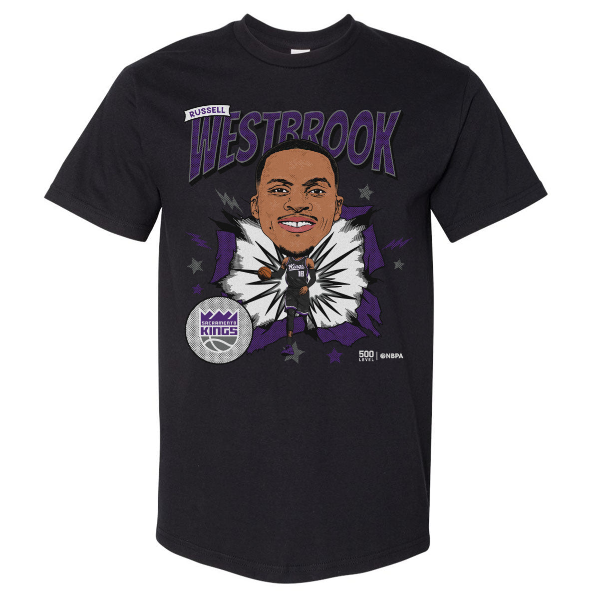 Russell Westbrook Men's Heavyweight T-Shirt | 500 LEVEL