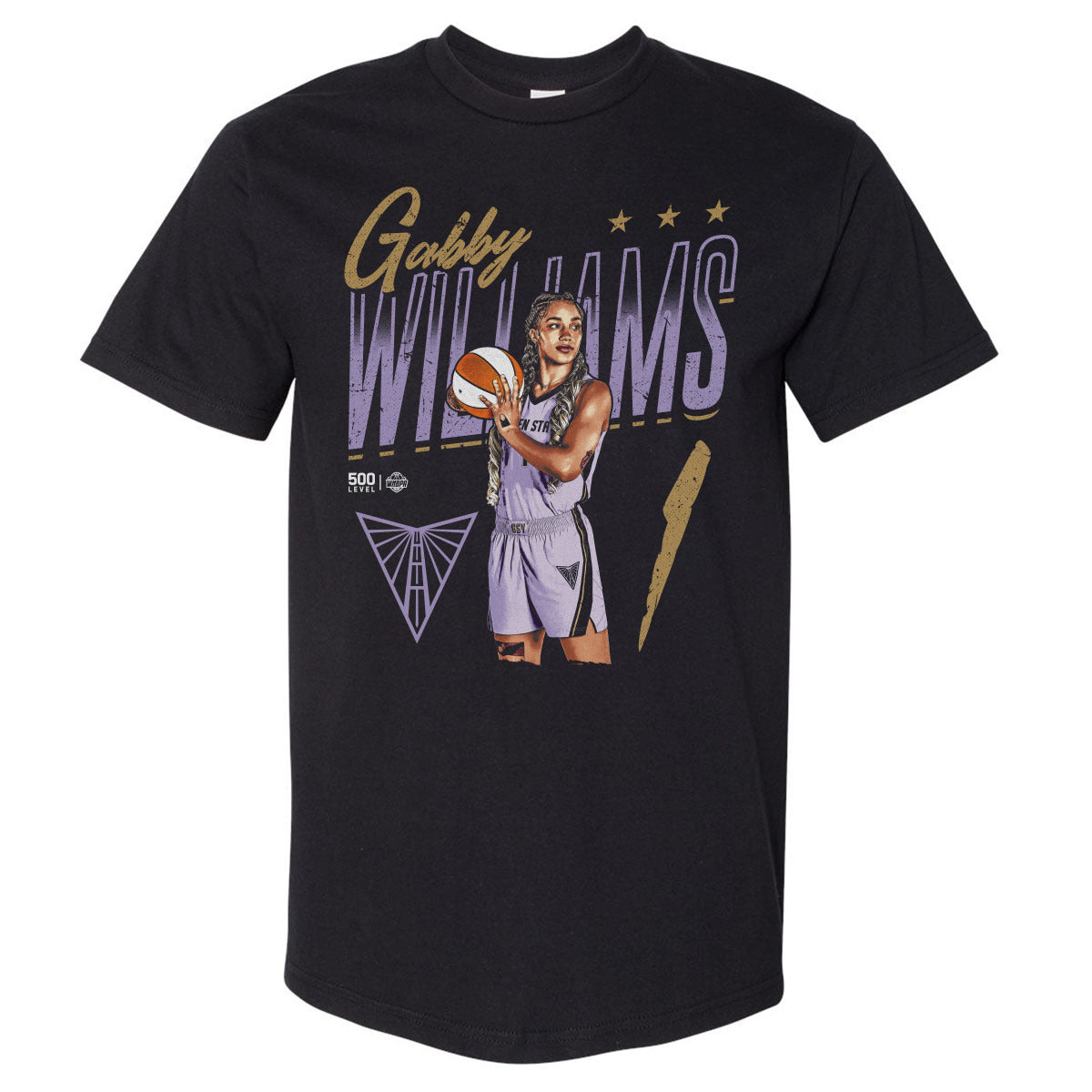 Gabby Williams Men's Heavyweight T-Shirt | 500 LEVEL