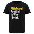 Pittsburgh Football Men's Heavyweight T-Shirt | 500 LEVEL